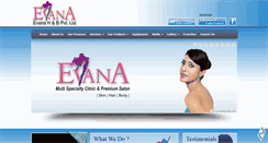 Desktop Screenshot of evanaskincare.com